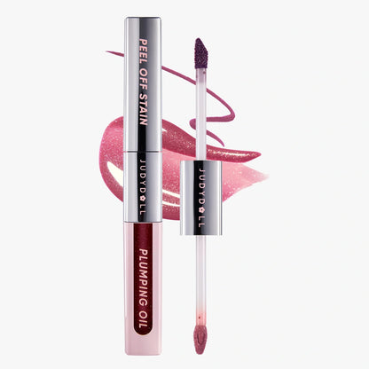 LipLock Duo Peel Off Stain & Plumping Gloss