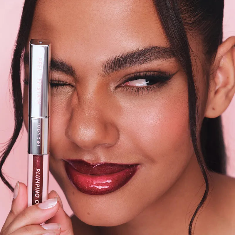 LipLock Duo Peel Off Stain & Plumping Gloss