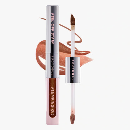 LipLock Duo Peel Off Stain & Plumping Gloss