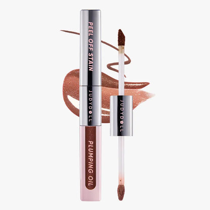 LipLock Duo Peel Off Stain & Plumping Gloss