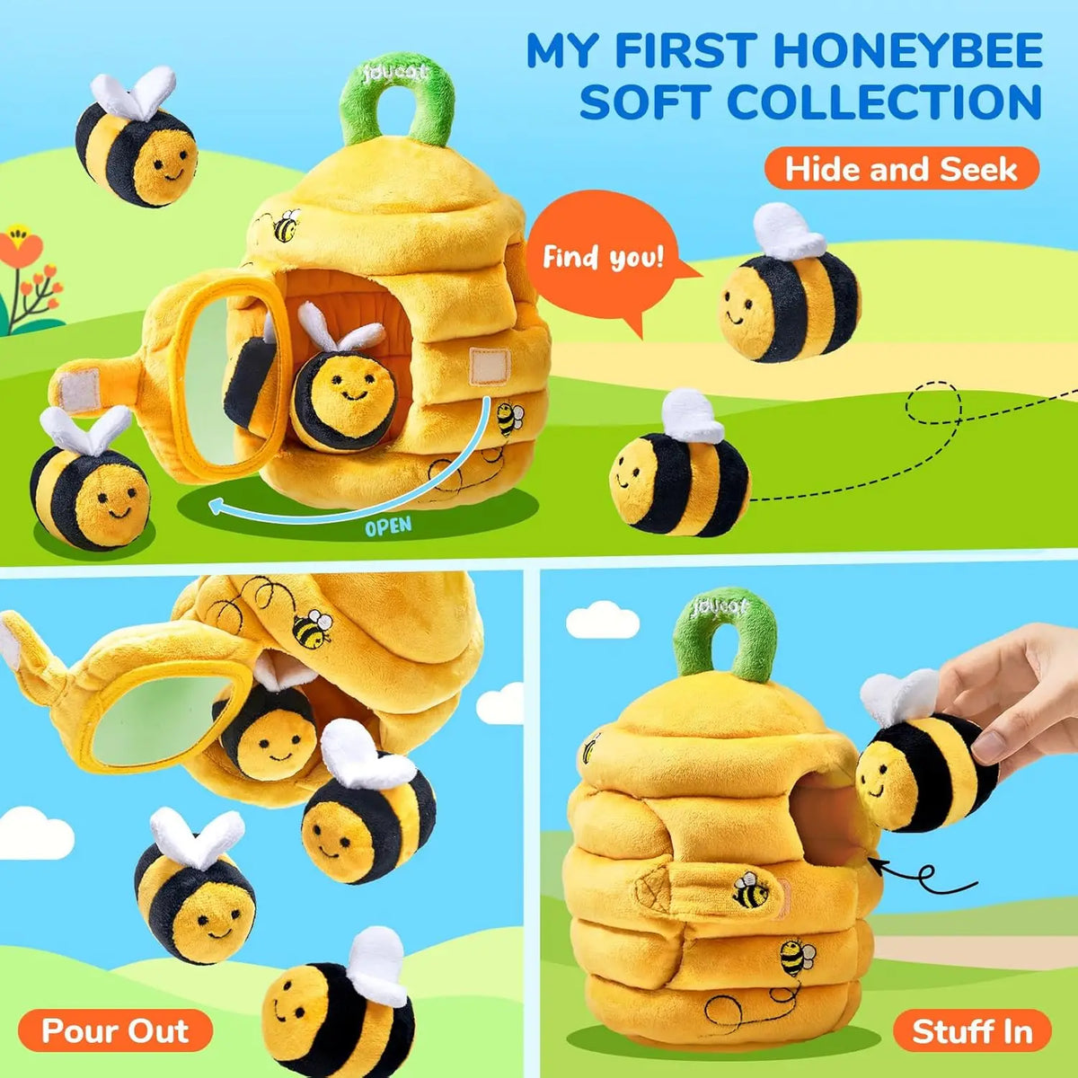 Snuggle Bee Sensory Hideaway Playset