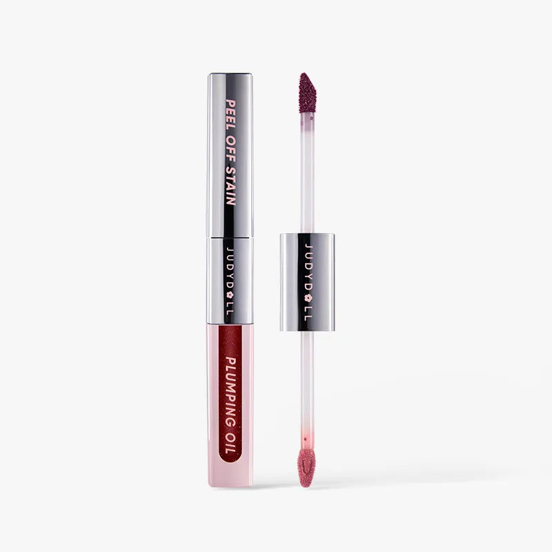 LipLock Duo Peel Off Stain & Plumping Gloss