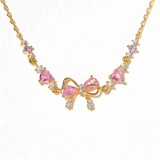 HeartDrop™ Bow Necklace