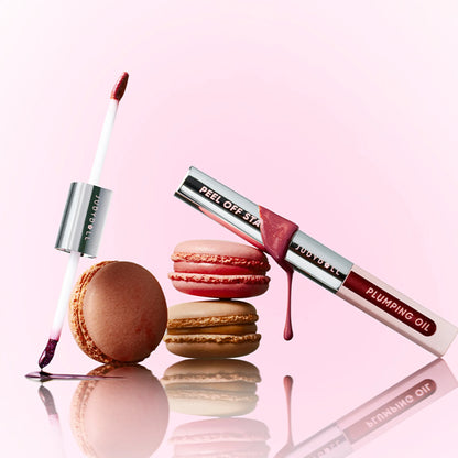 LipLock Duo Peel Off Stain & Plumping Gloss