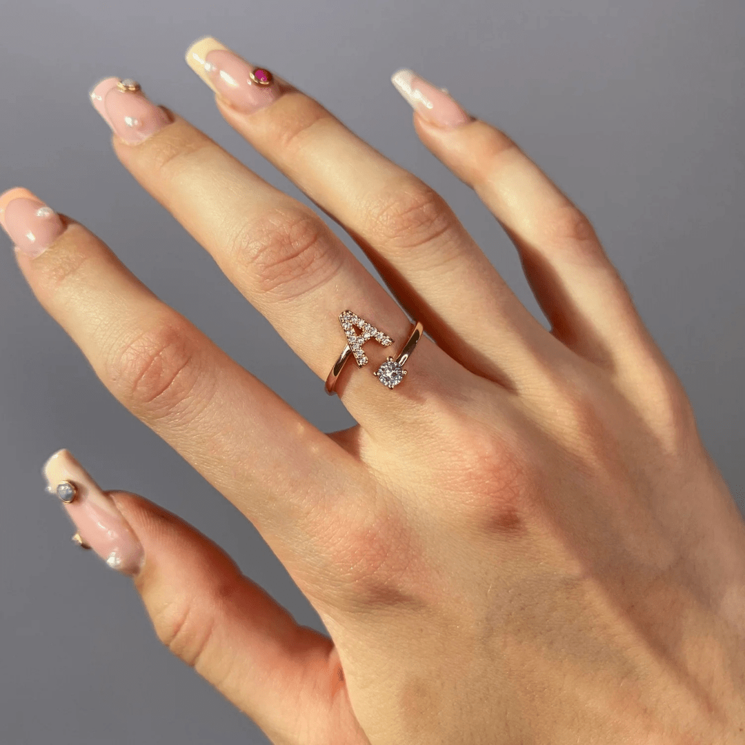 Adjustable Initial Ring (80% OFF TODAY ONLY)