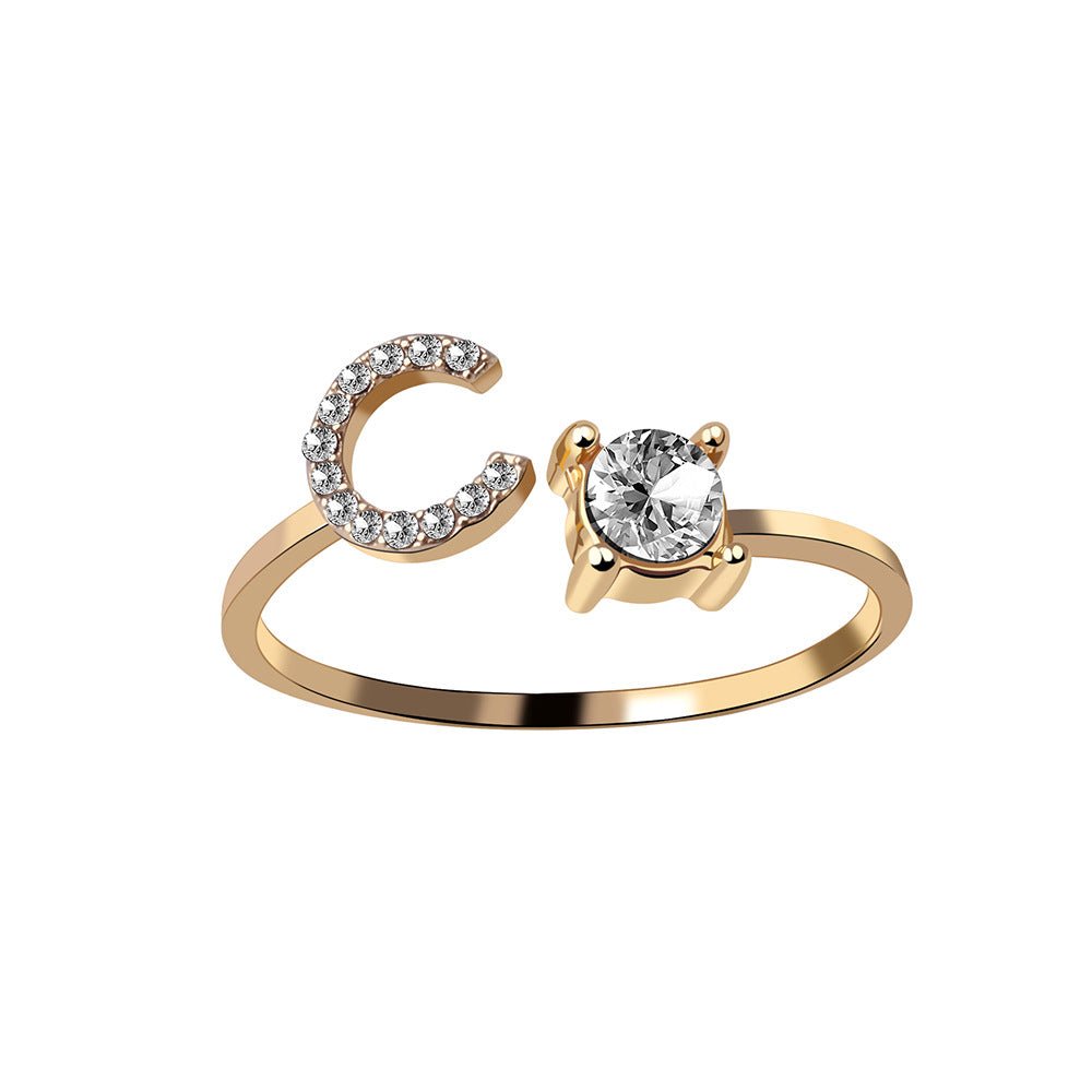Adjustable Initial Ring (80% OFF TODAY ONLY)
