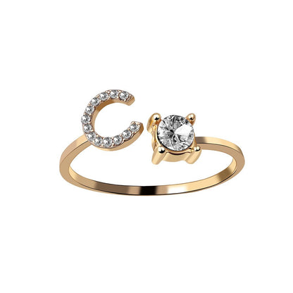 Adjustable Initial Ring (80% OFF TODAY ONLY)