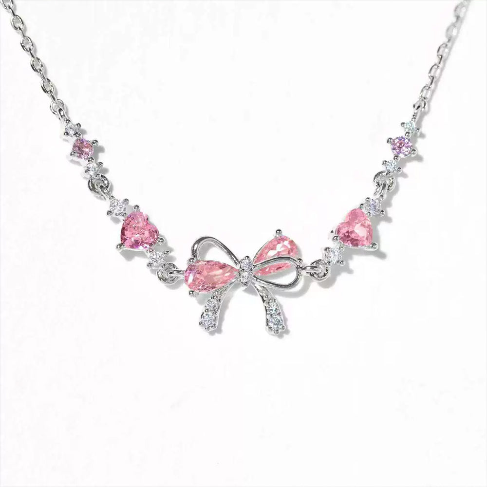 HeartDrop™ Bow Necklace